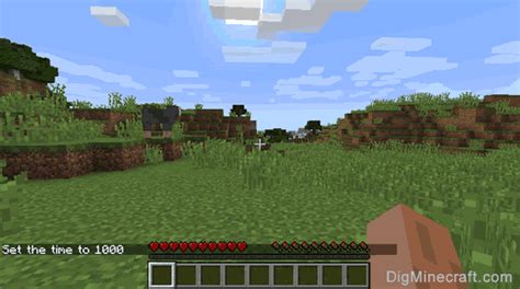 how to set time in minecraft|command for daytime in minecraft.